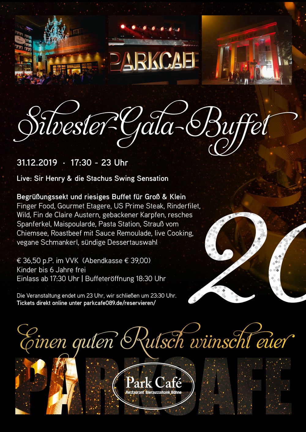 Silvester im Parkcafé